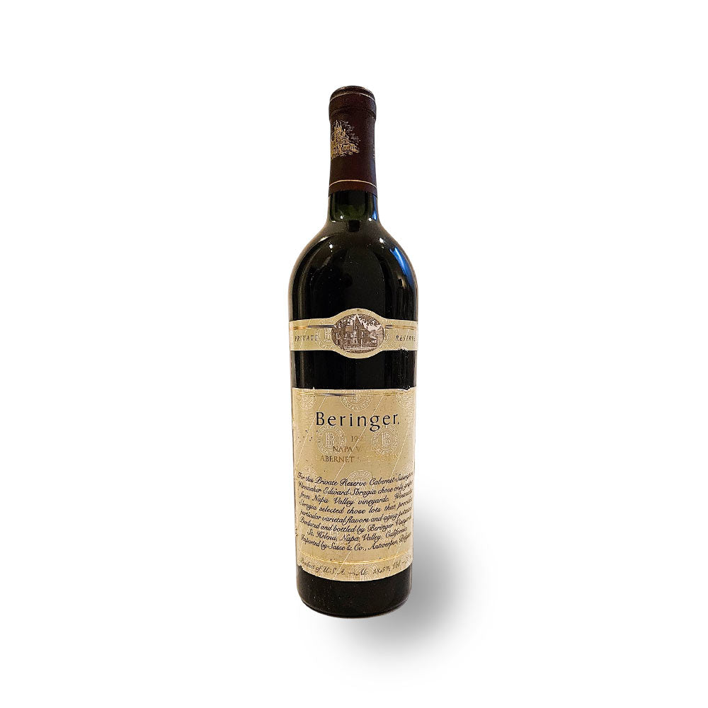 Beringer Vineyards Private Reserve Cabernet Sauvignon 1991 - Rotwein - VINOSAS FINE RARITIES