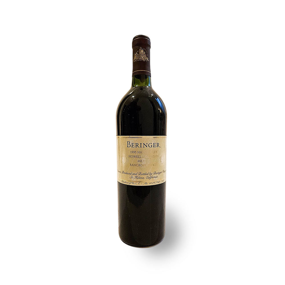 Beringer Vineyards Howell Mointain Merlot Bancroft Ranch 1995 - Rotwein - VINOSAS FINE RARITIES