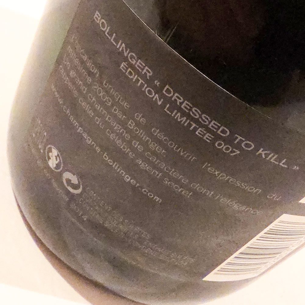 Bollinger James Bond 007 Edition Brut Millesime 2009 [Original Gift-Box]