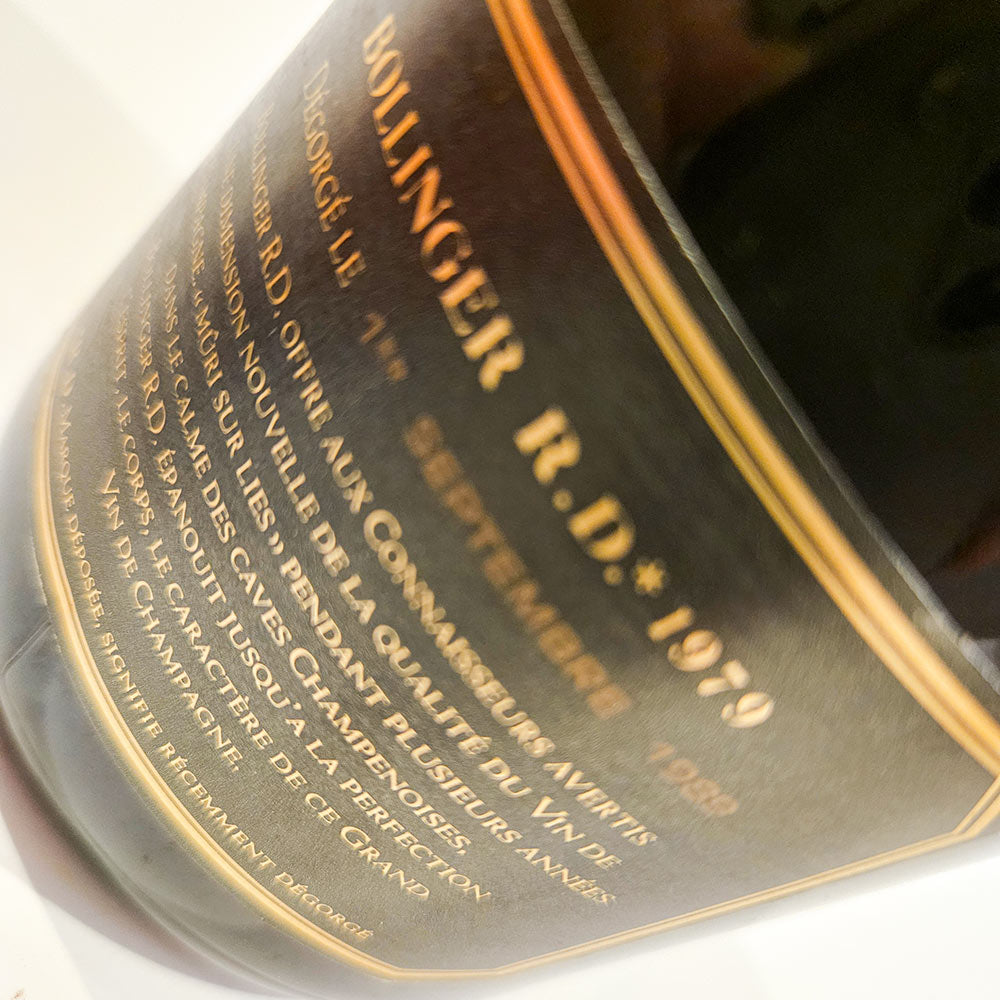 Bollinger RD Extra Brut 1979 [Degorgé Sept. 1989]