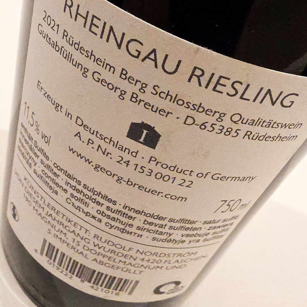 Georg Breuer Rudesheimer Berg Schlossberg Riesling 2021
