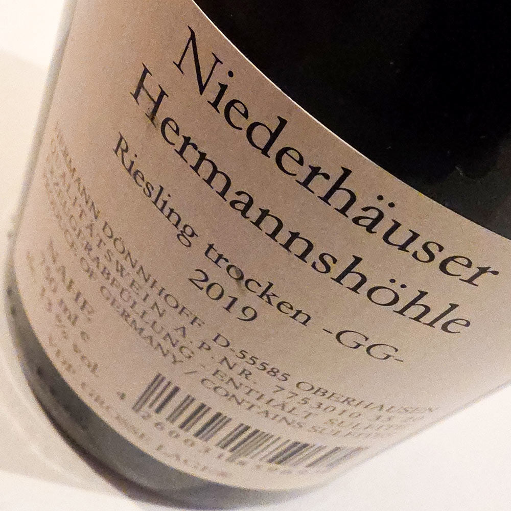 Dönnhoff Winery Hermannshöhle GG 2019