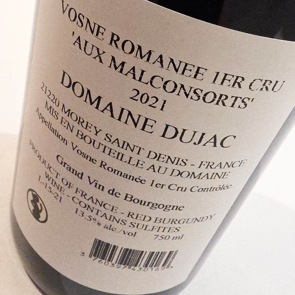 Domaine Dujac Vosne Romanee Aux Malconsorts 1er Cru 2021