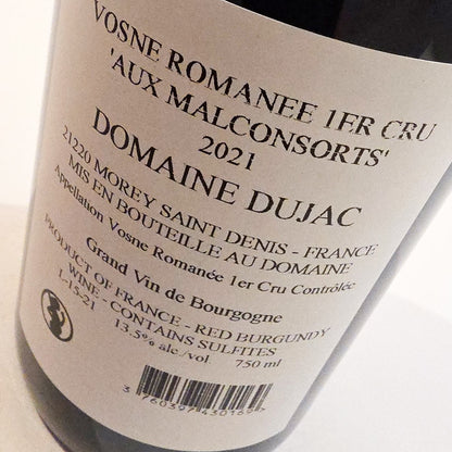 Domaine Dujac Vosne Romanee Aux Malconsorts 1er Cru 2021
