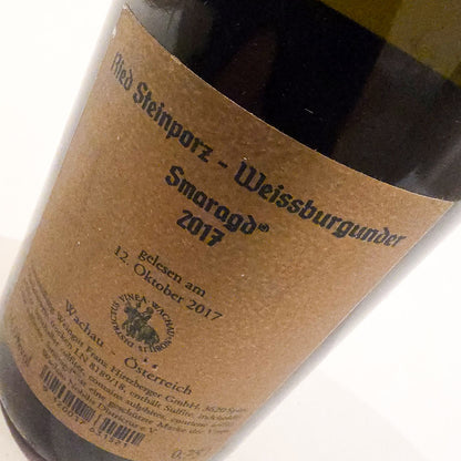 Weingut Franz Hirtzberger Steinporz Weissburgunder Smaragd 2017