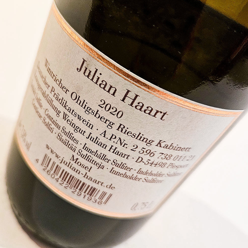 Julian Haart Ohligsberg Kabinett Alte Reben 2020