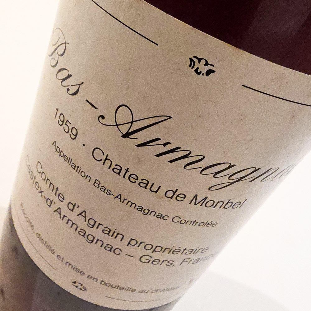 Chateau de Monbel Bas-Armagnac 1959