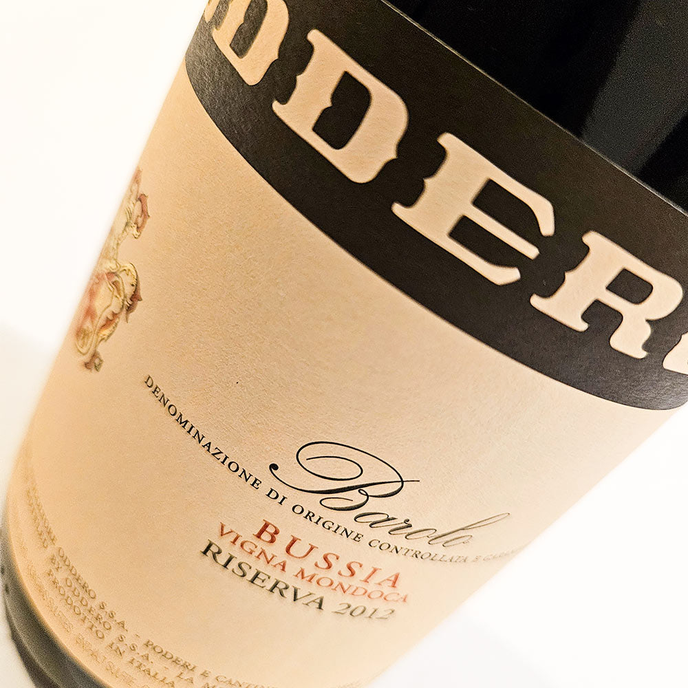 Poderi Oddero Barolo Bussia Vigna Mondoca Riserva 2012