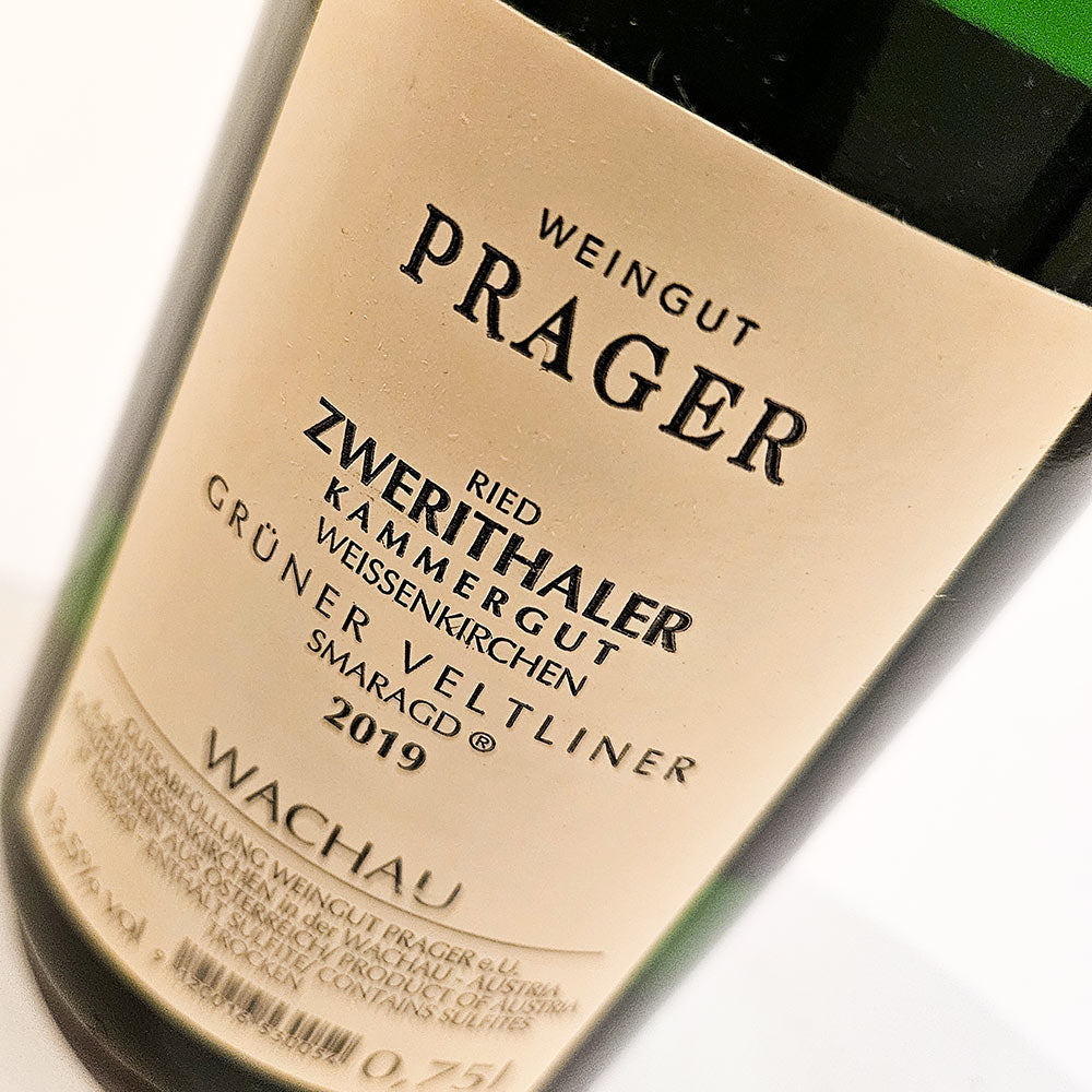 Prager Winery Grüner Veltliner Smaragd Ried Zwerithaler Kammergut 2019