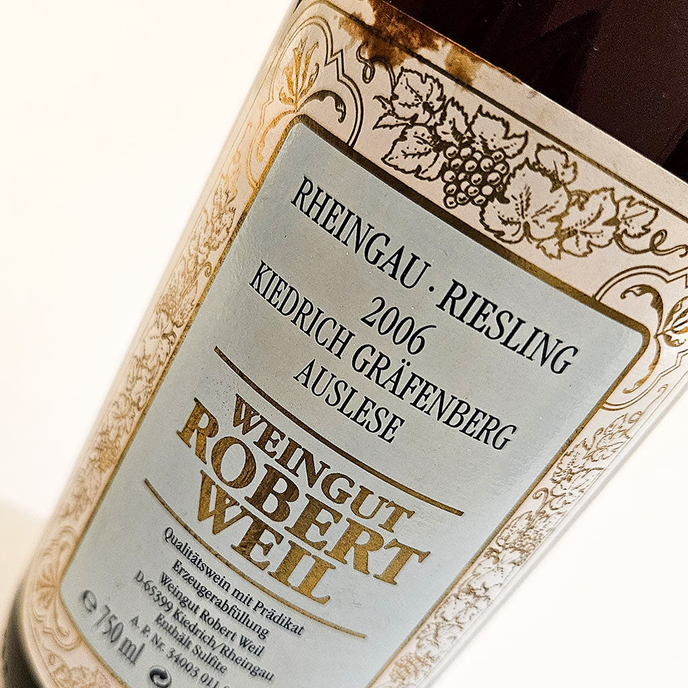Robert Weil Riesling Kiedrich Grafenberg Auslese VDP Grosse Lage 2006