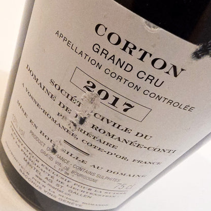 Domaine de la Romanee-Conti Corton Grand Cru 2017 [Damaged Label]