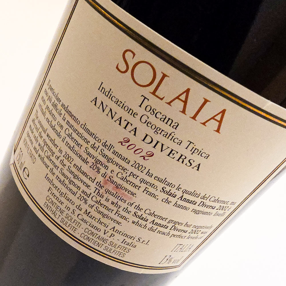 Antinori Solaia Annata Diversa 2002