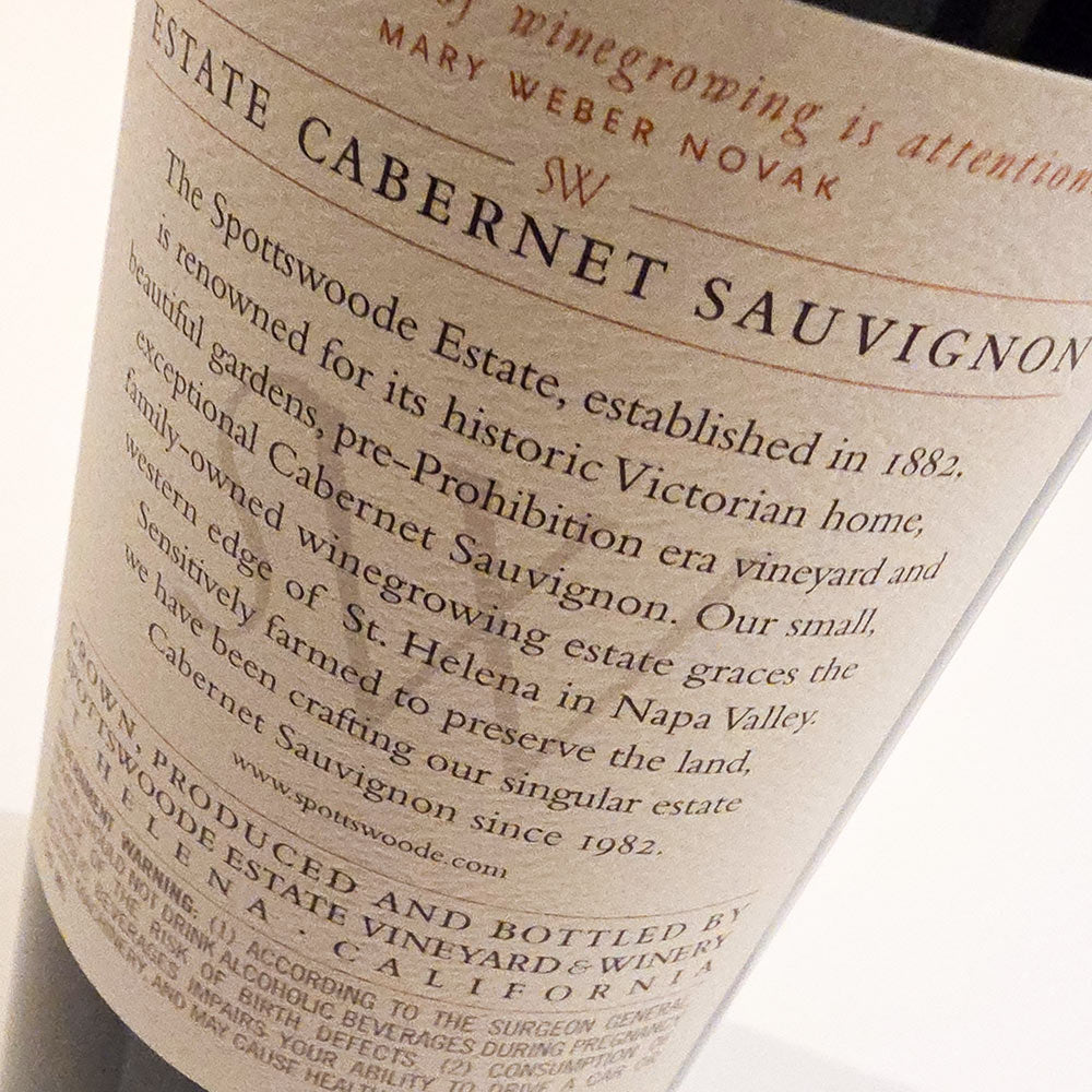 Spottswoode Family Estate Grown Cabernet Sauvignon 2010