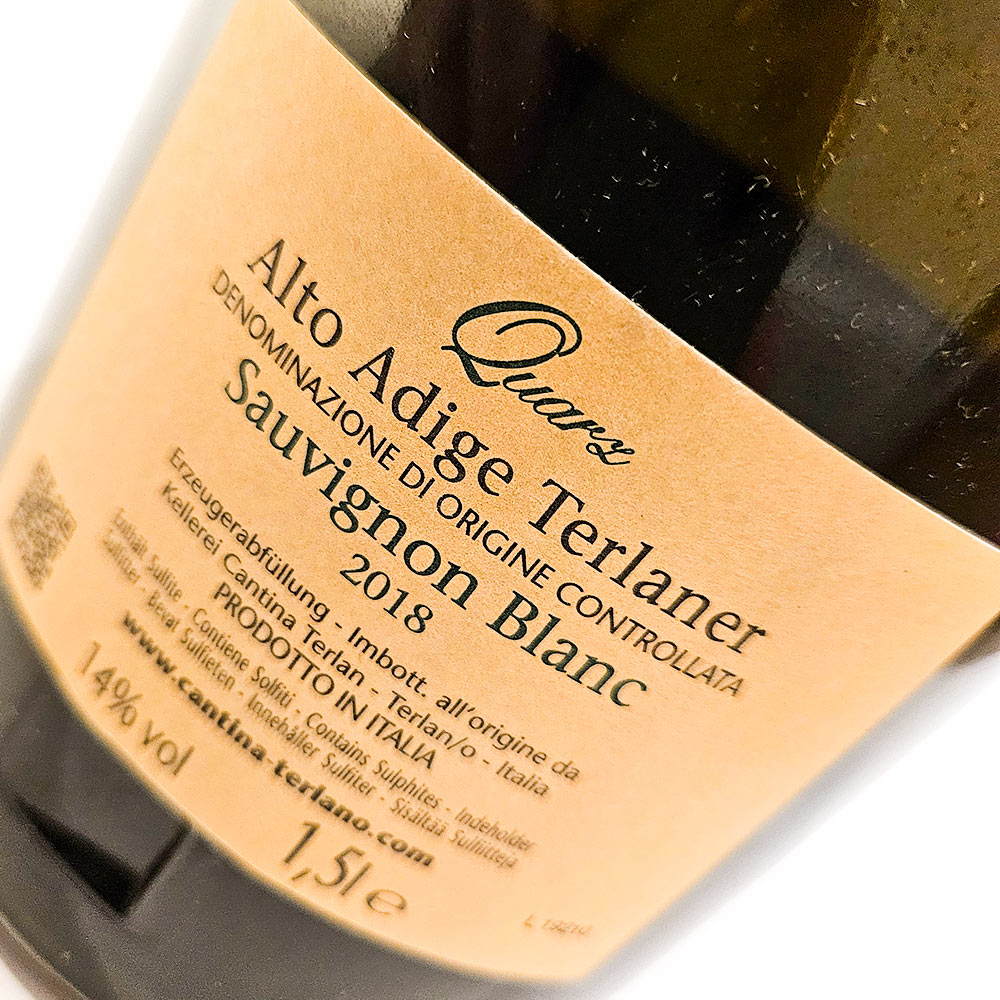 Cantina Terlan Quarz Sauvignon Blanc 2018 [Magnum]