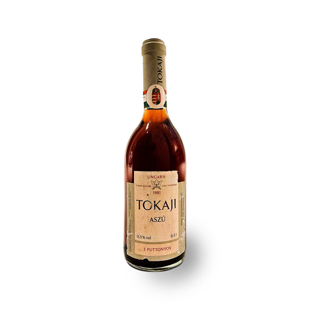 Tokaji Aszu 3 Puttonyos Vinum Regum Res Vinorum 1981 - Süßwein - VINOSAS FINE RARITIES